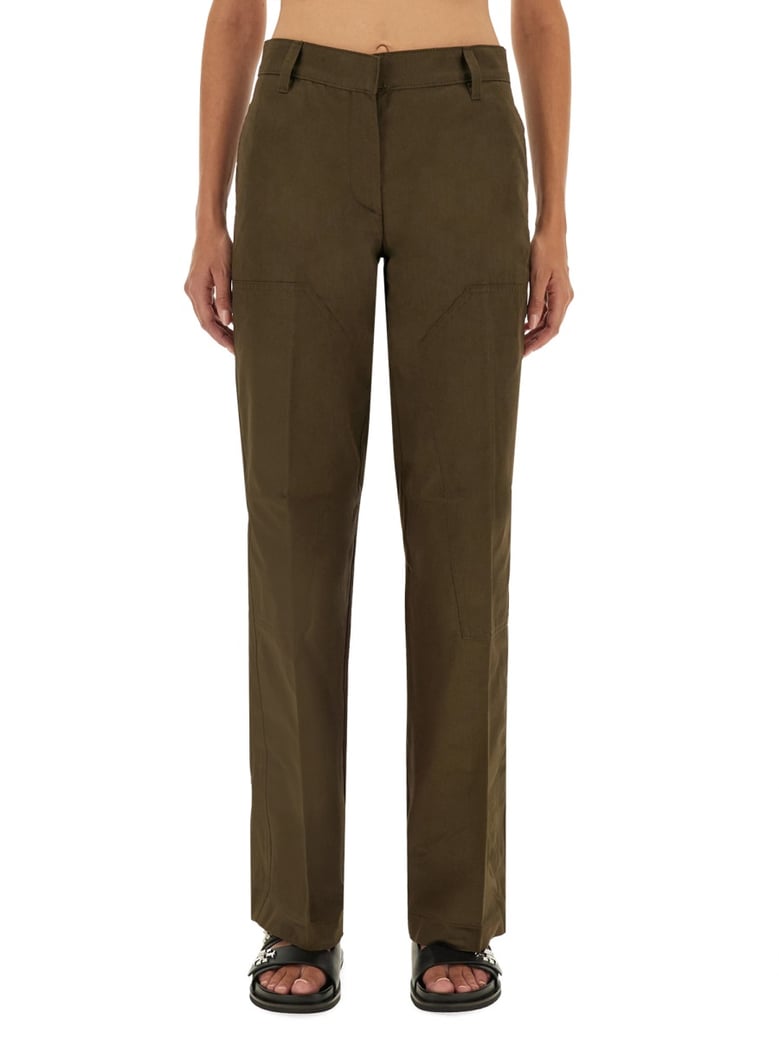 cargo pants in green cotton by Selfnex