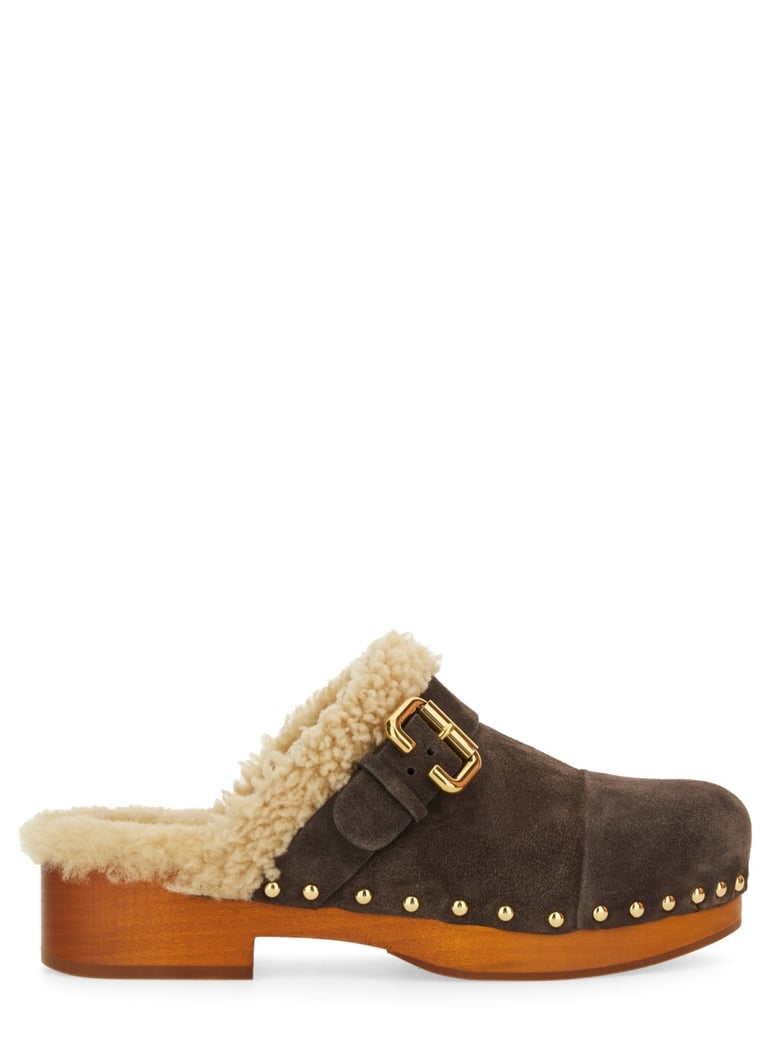 shearling mule by Selfnex