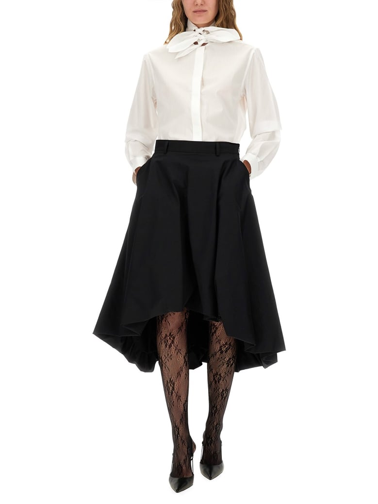 cotton poplin skirt by Selfnex