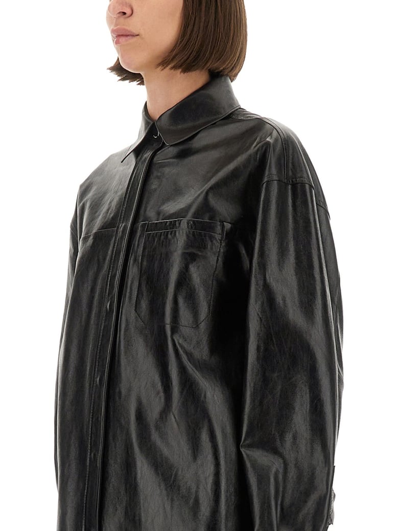leather borel shirt by Selfnex