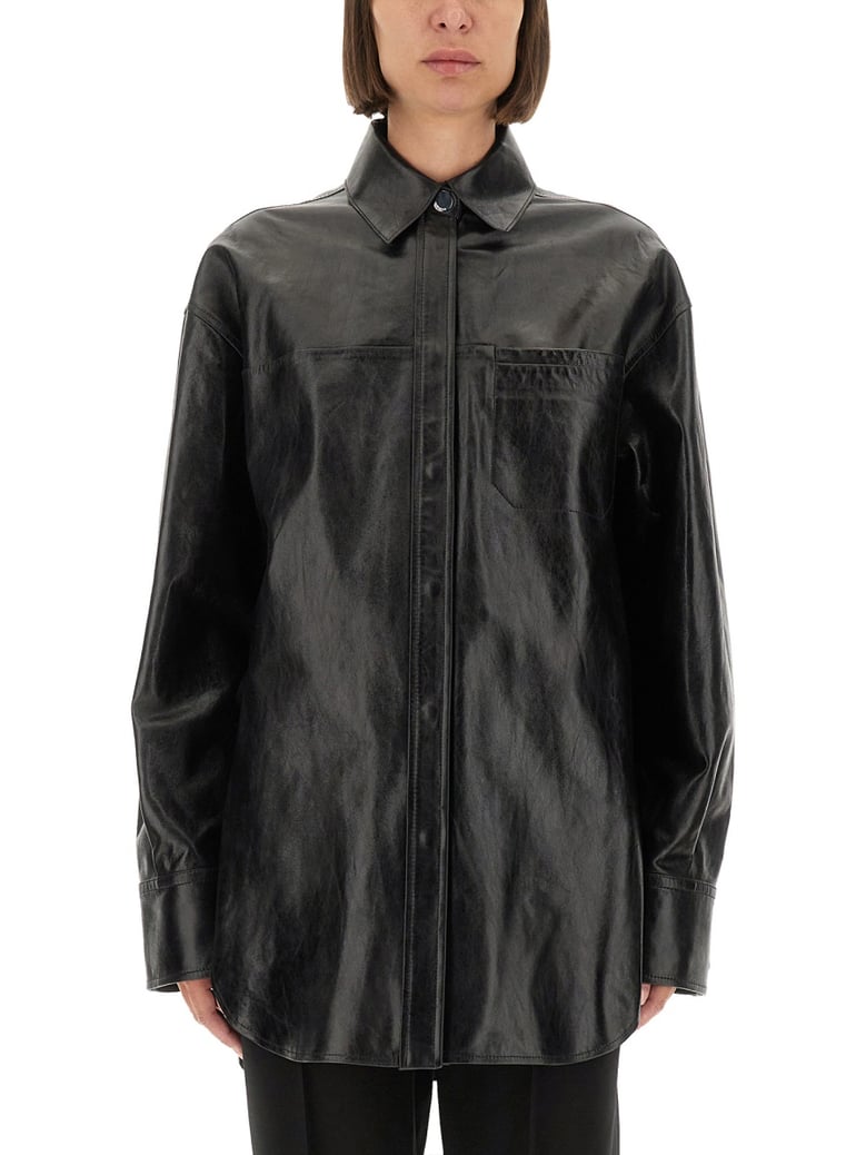 leather borel shirt by Selfnex