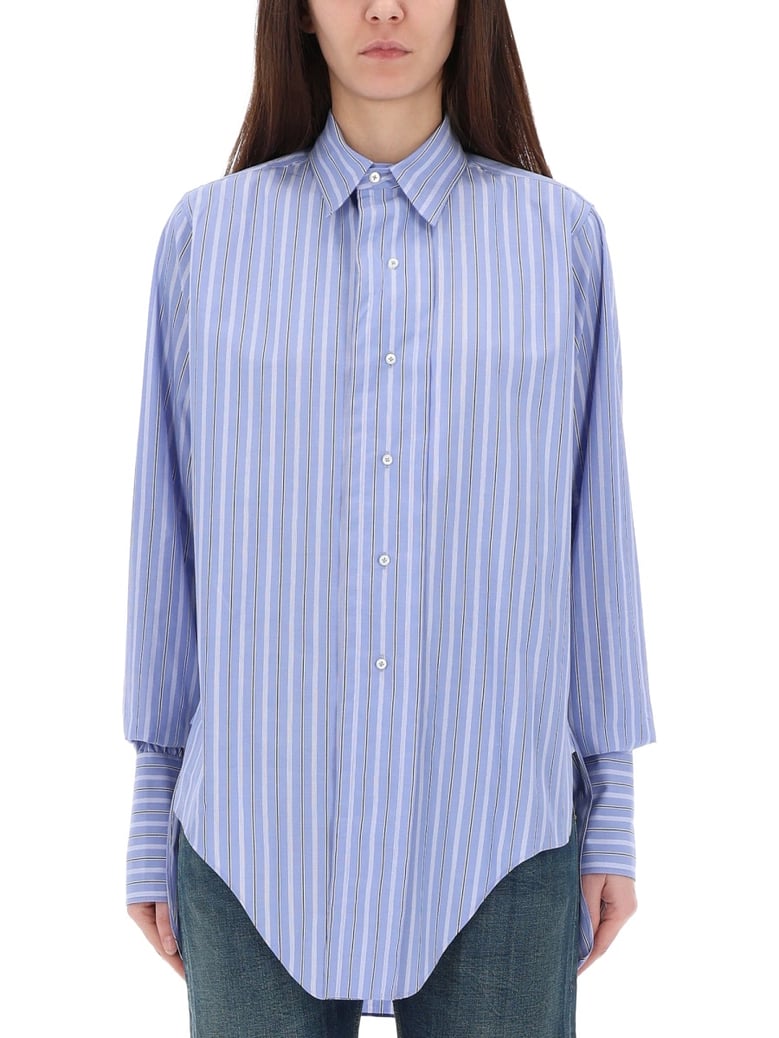 cotton shirt in blue by Selfnex