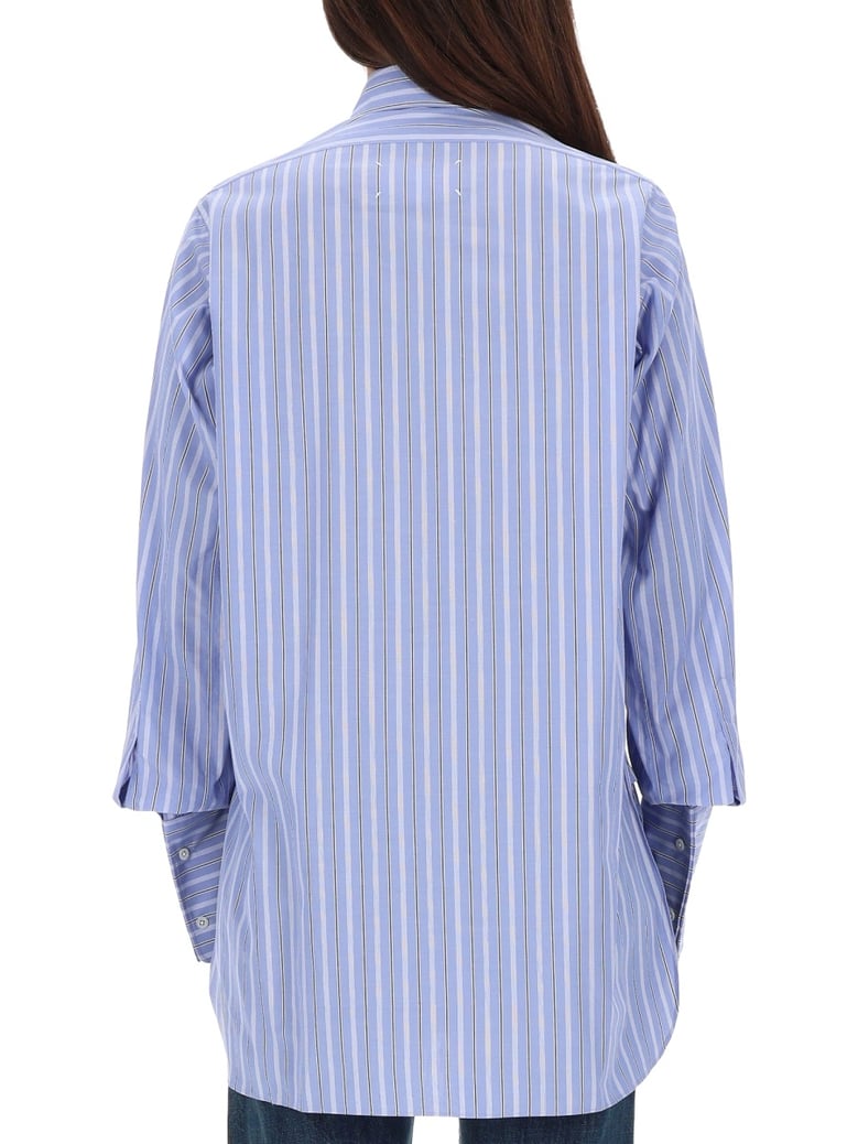 cotton shirt in blue by Selfnex