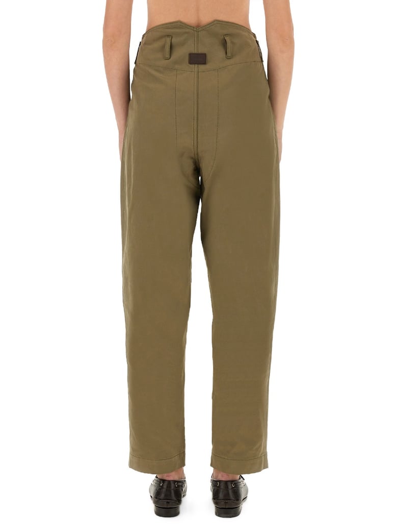 tailored pants with pleats by Selfnex