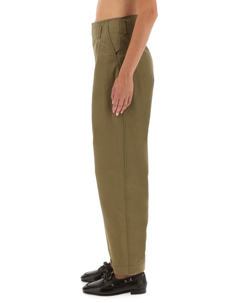tailored pants with pleats by Selfnex