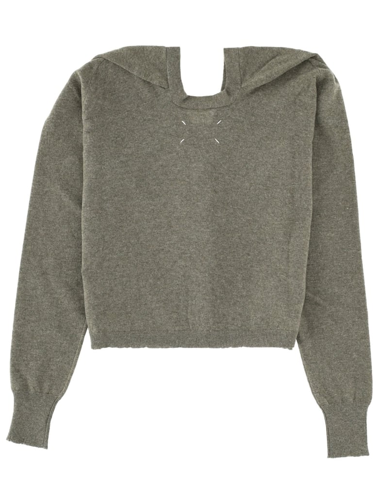 v-neck cropped cardigan by Selfnex