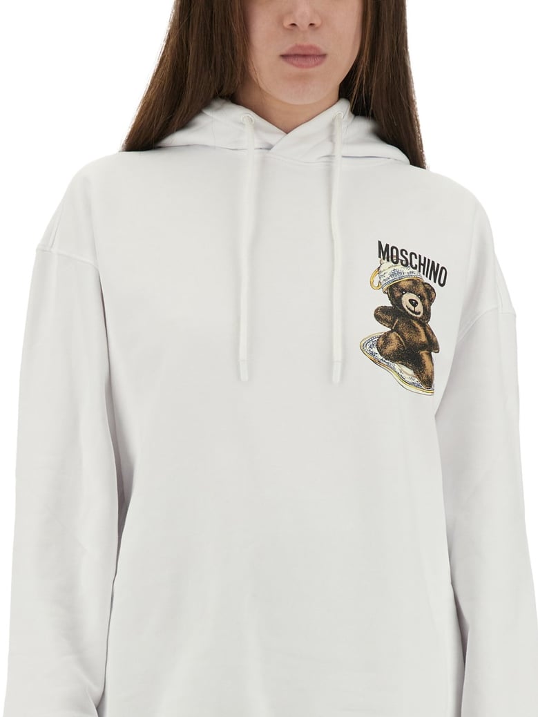sweatshirt with teddy print by Selfnex
