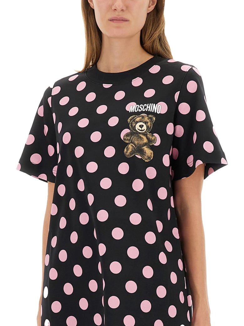 teddy polka dots dress by Selfnex