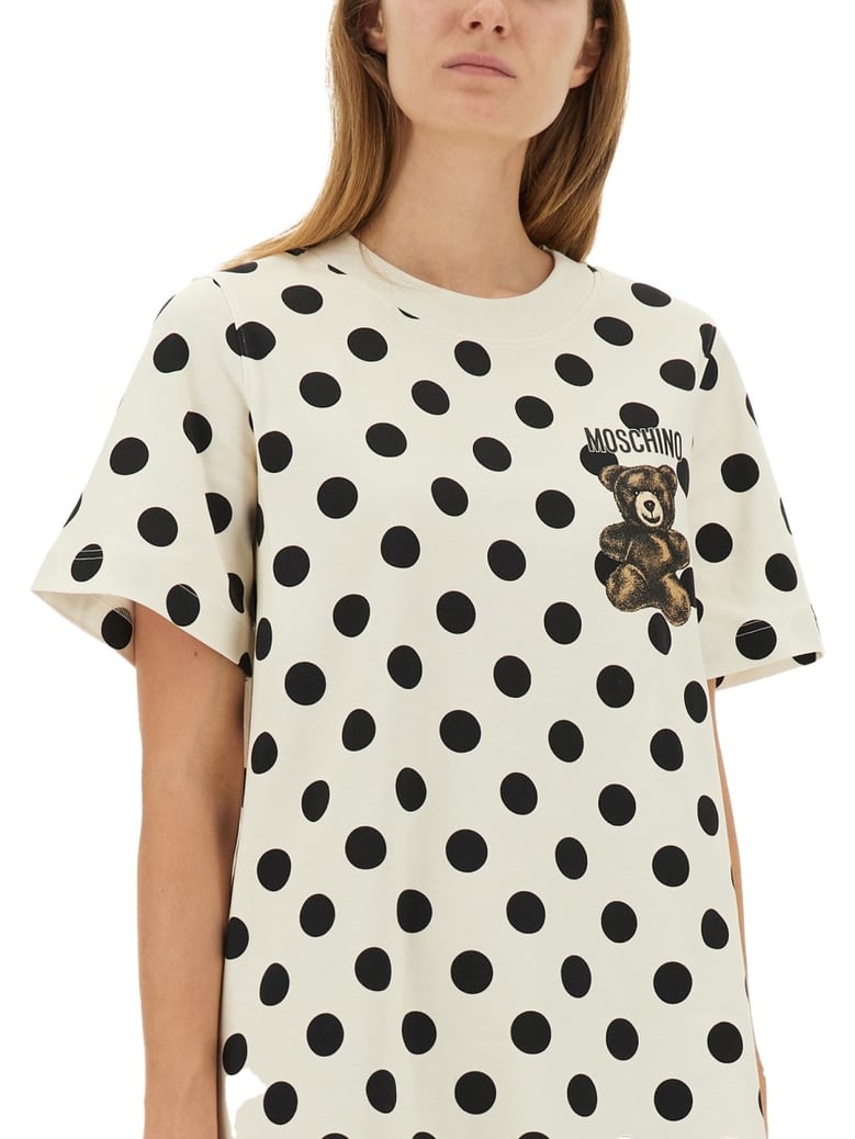 teddy polka dots dress by Selfnex