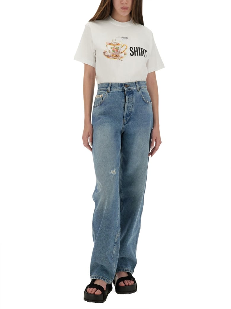 printed regular fit t-shirt by Selfnex