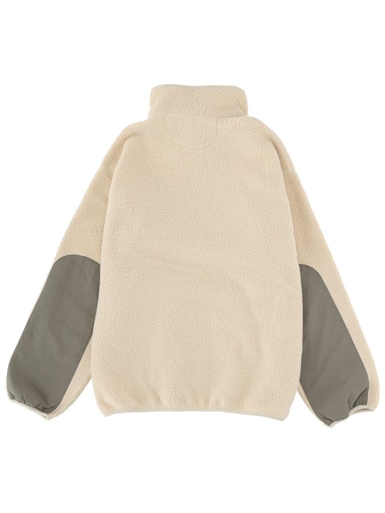 fleece jacket in powder by Selfnex