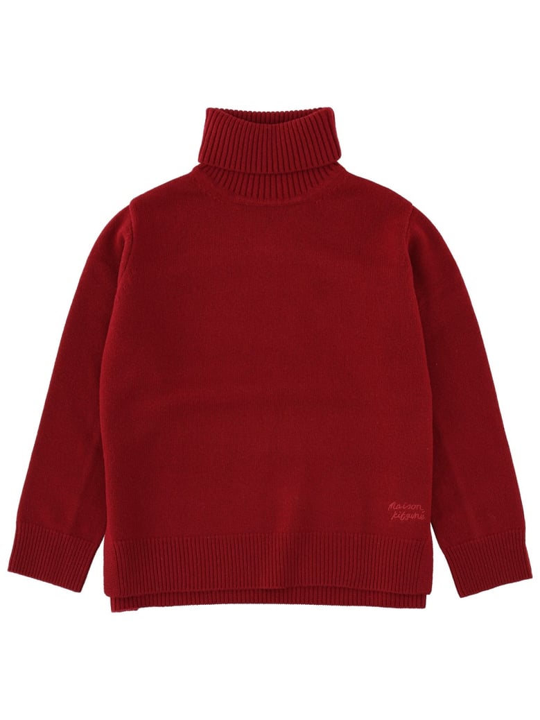 turtleneck sweater in bordeaux by Selfnex
