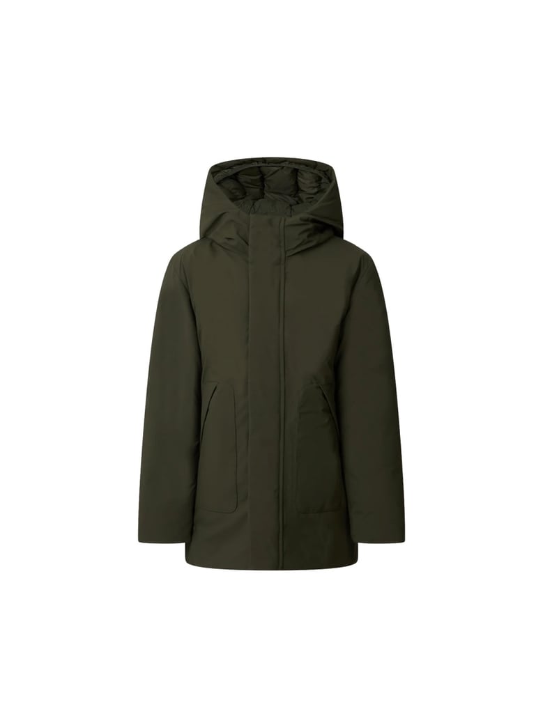 hooded jacket green by Selfnex