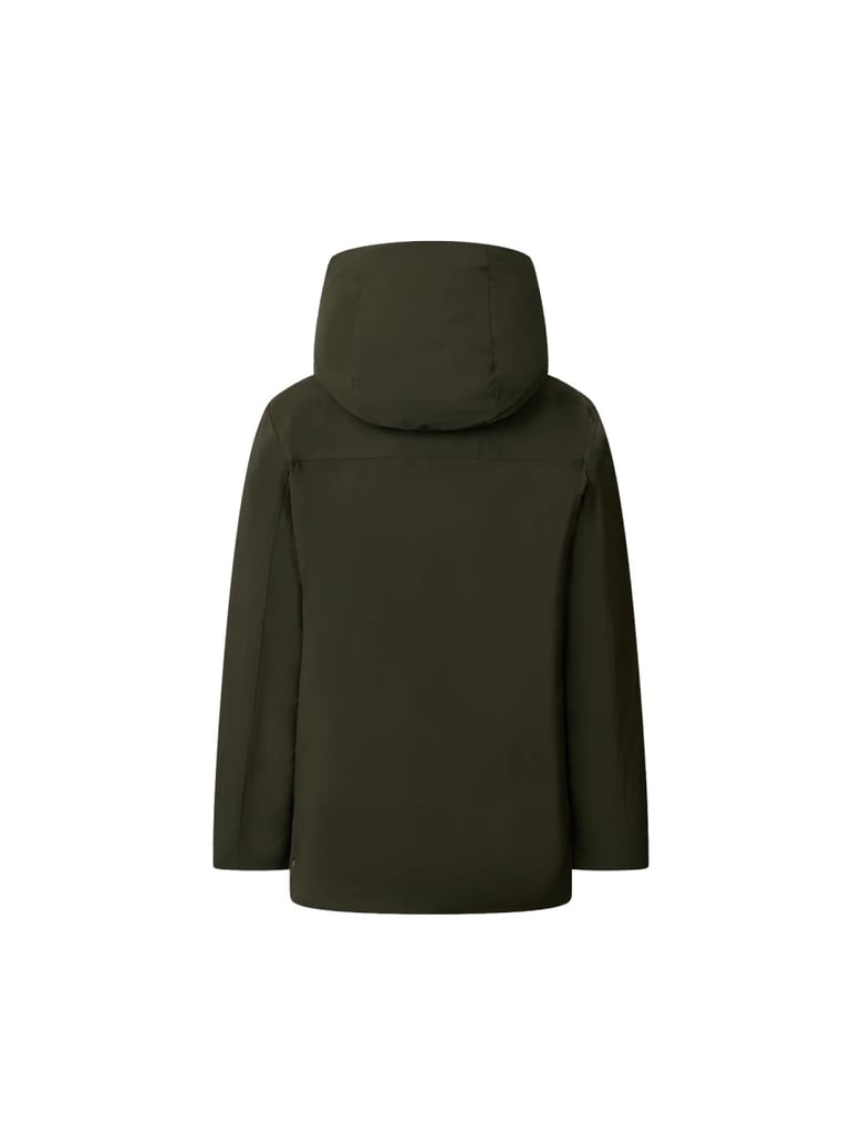 hooded jacket green by Selfnex