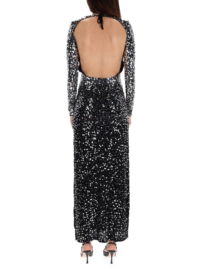 long dress with sequins by Selfnex
