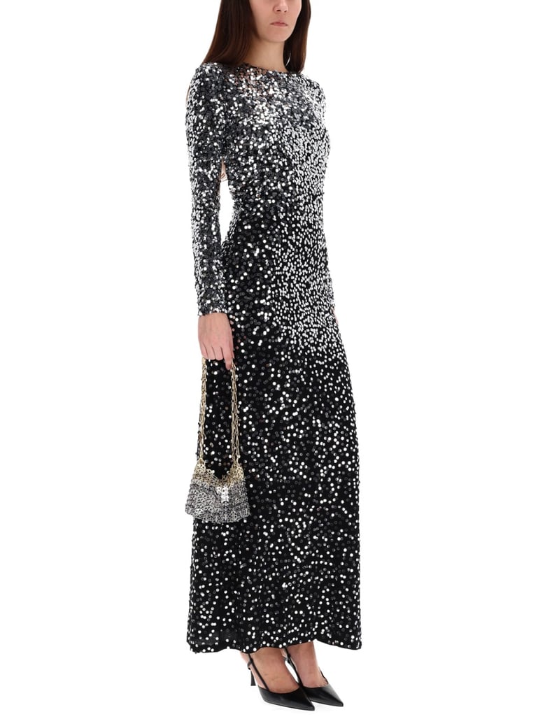 long dress with sequins by Selfnex