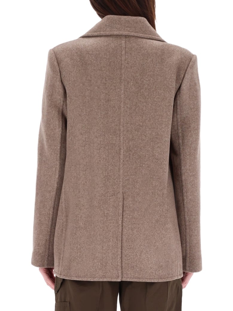 wide twill jacket by Selfnex