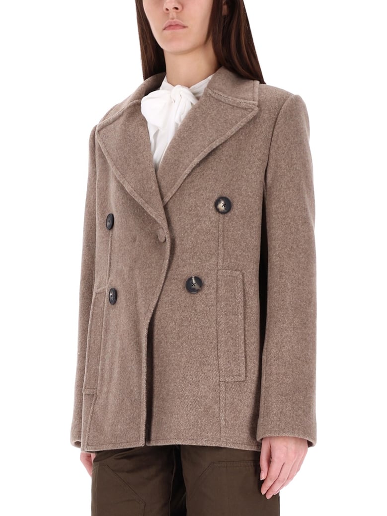 wide twill jacket by Selfnex
