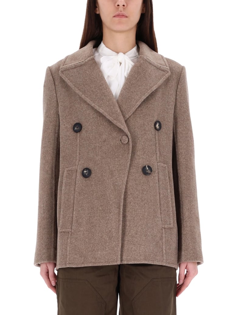 wide twill jacket by Selfnex