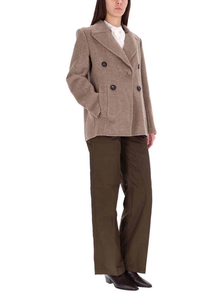 wide twill jacket by Selfnex