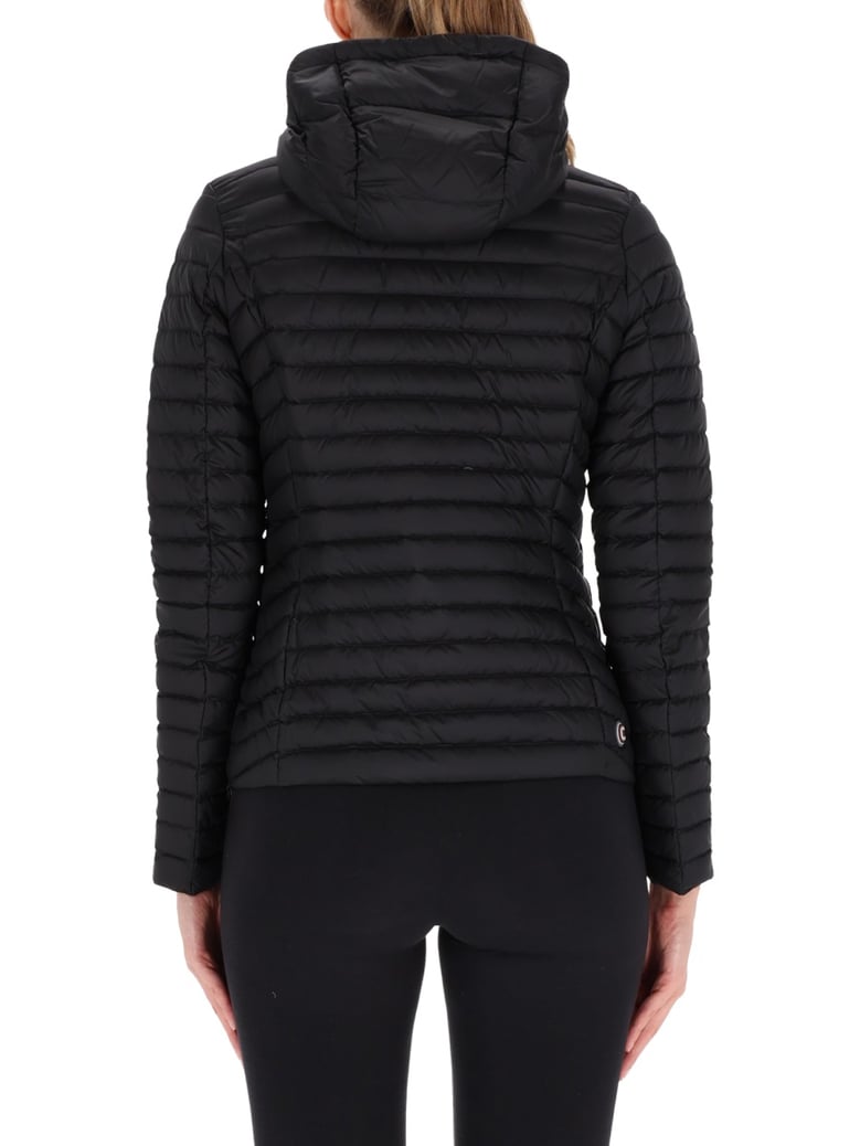quilted jacket in black by Selfnex