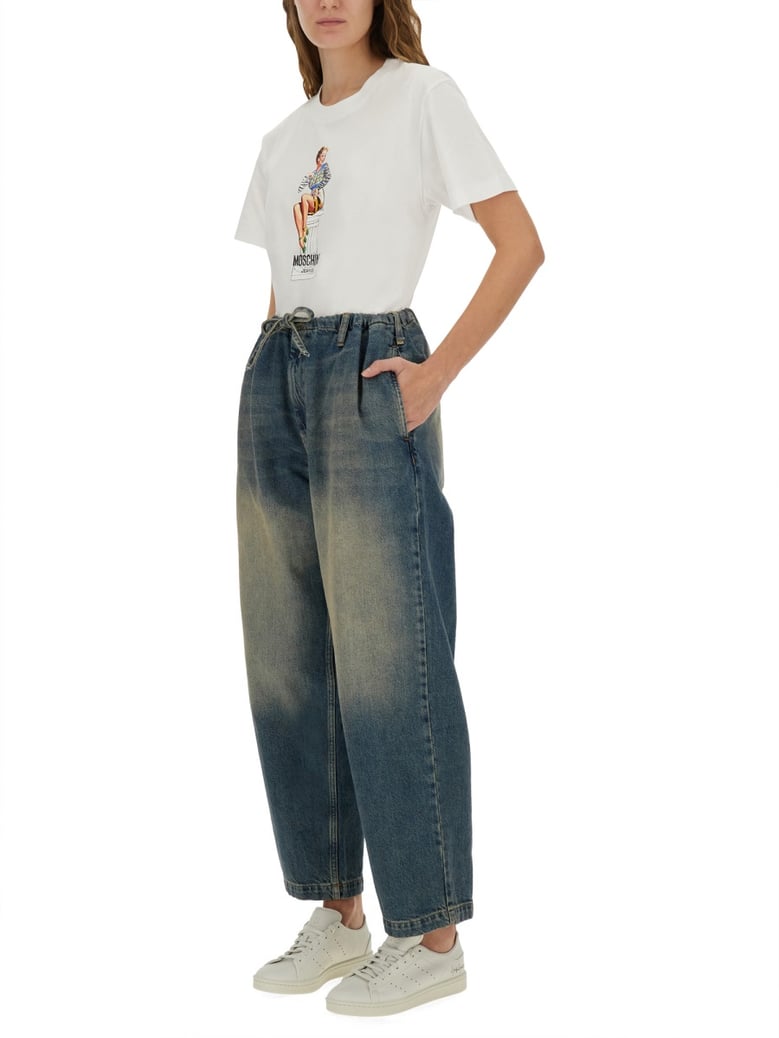cotton denim pants by Selfnex