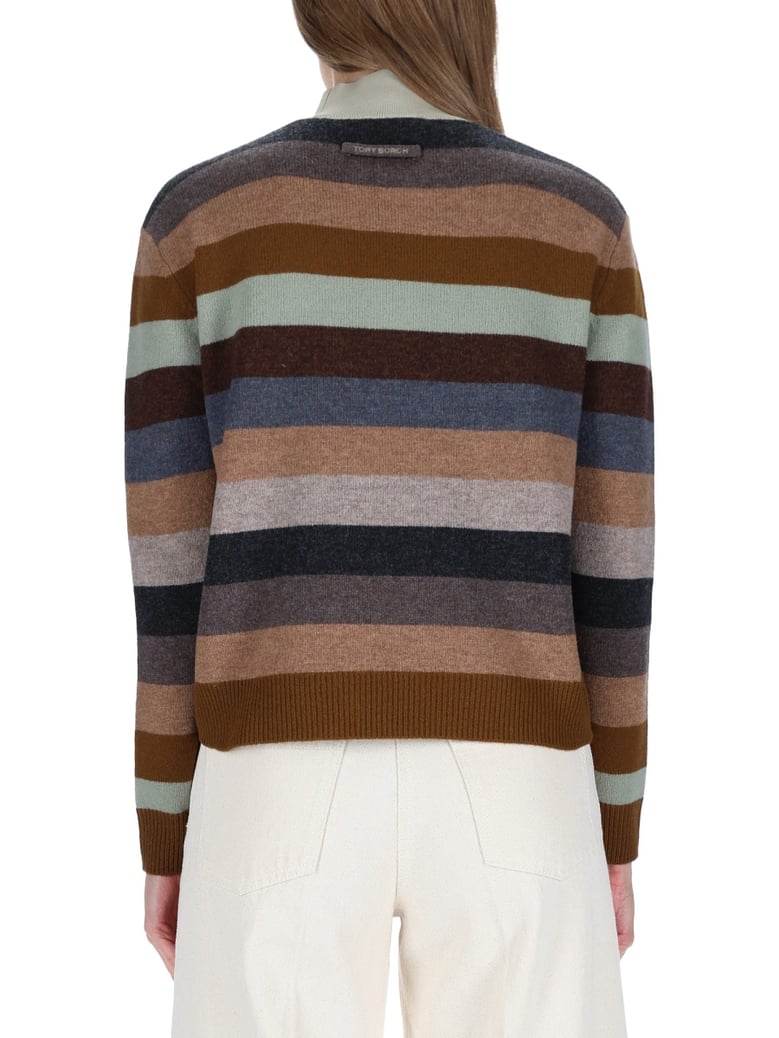 striped merino wool shirt by Selfnex