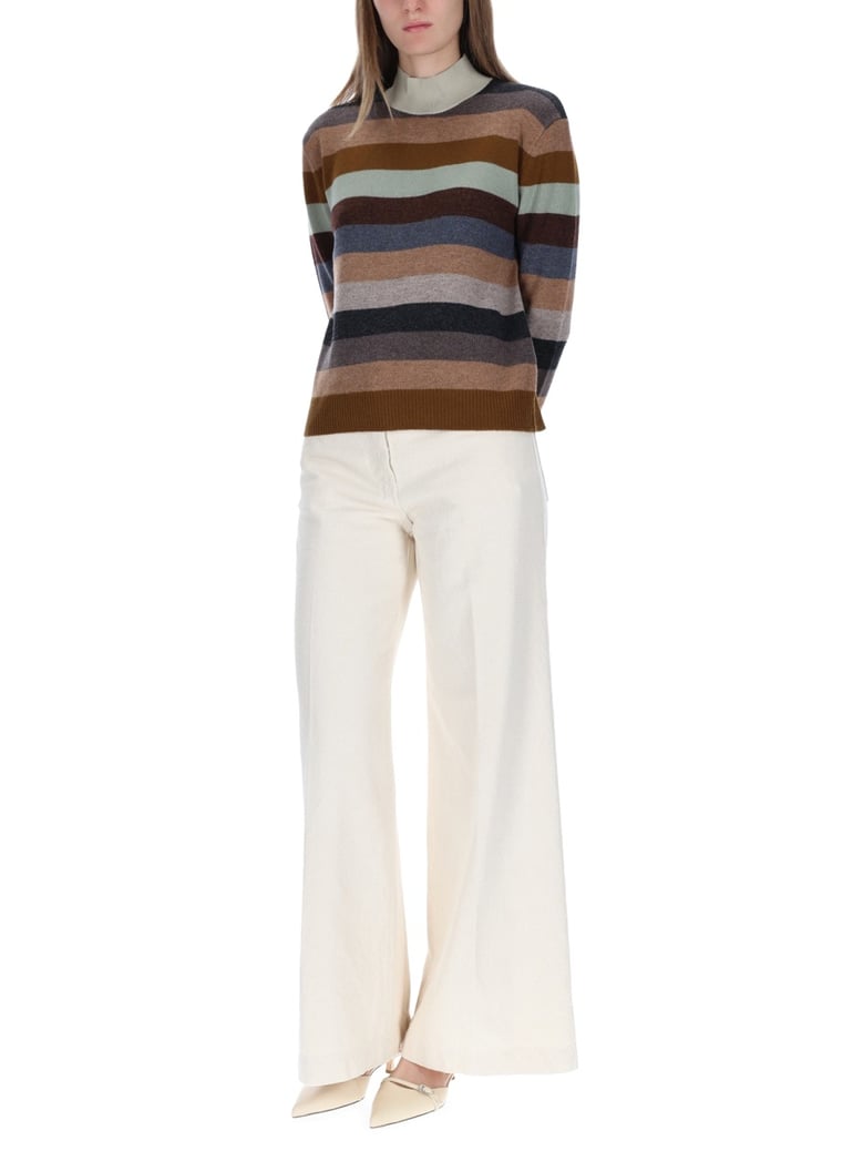striped merino wool shirt by Selfnex