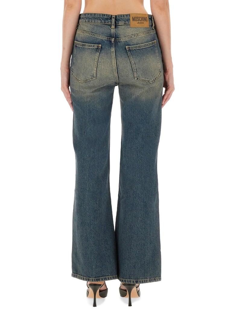 denim flare fit jeans by Selfnex
