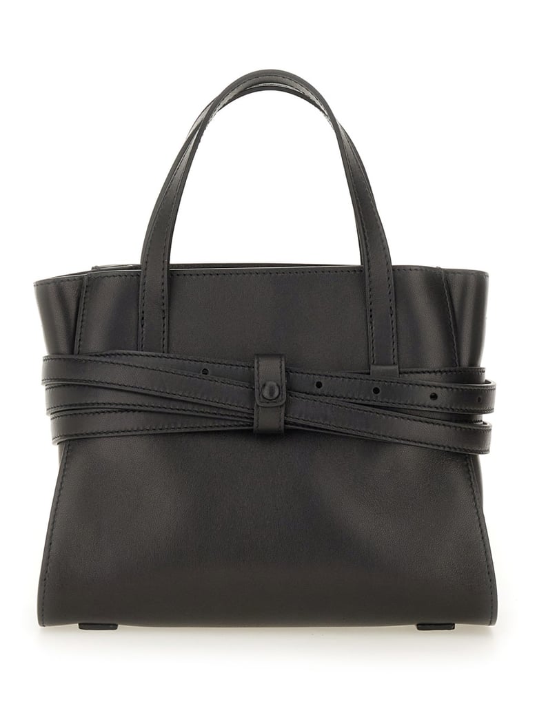 "tie me" bag small by Selfnex