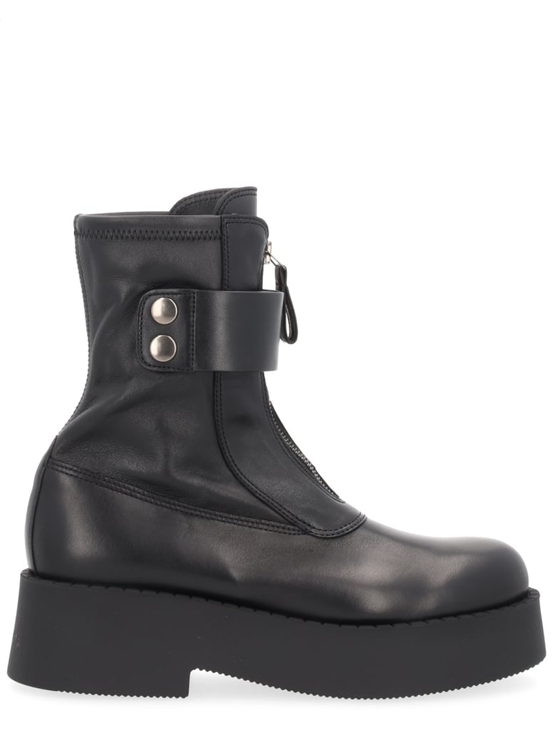 black leather boot by Selfnex
