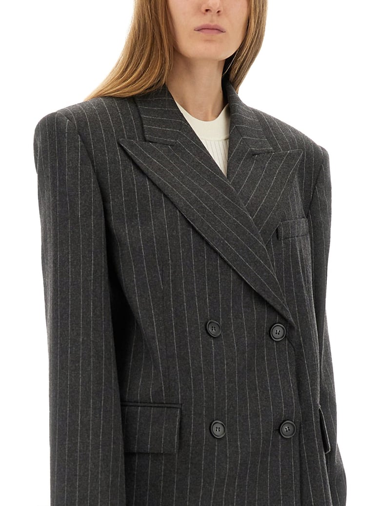double-breasted oversize jacket by Selfnex