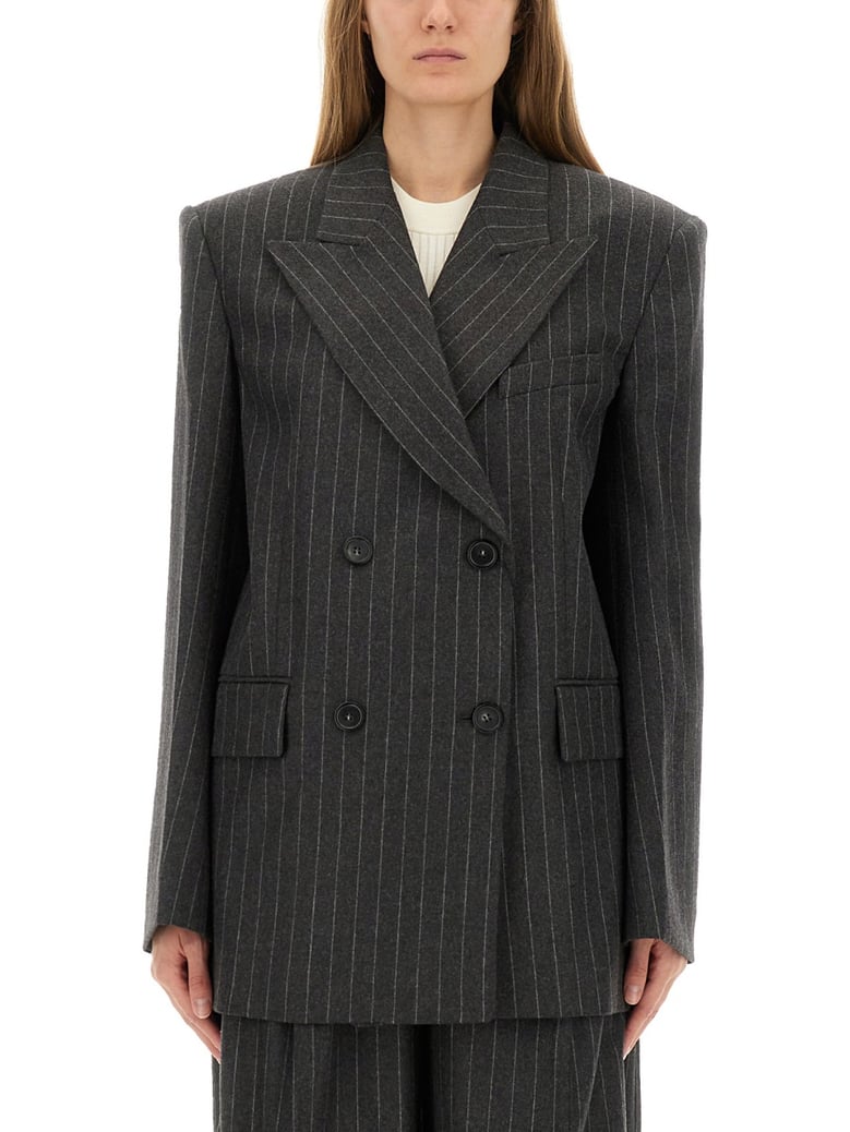 double-breasted oversize jacket by Selfnex