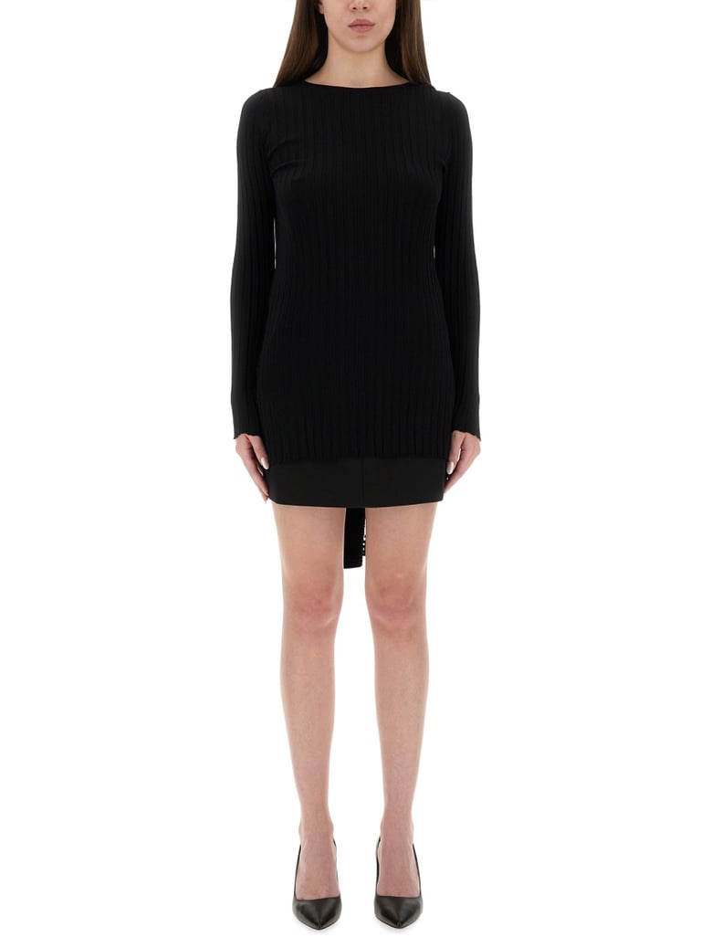 slim fit shirt in black by Selfnex