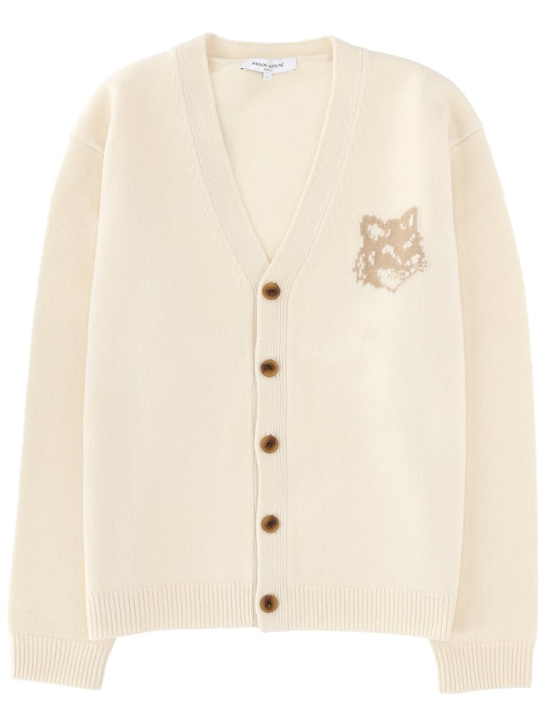 fox head cardigan by Selfnex