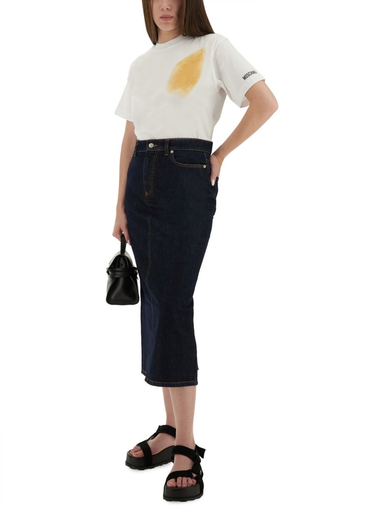 t-shirt with teddy bear print by Selfnex