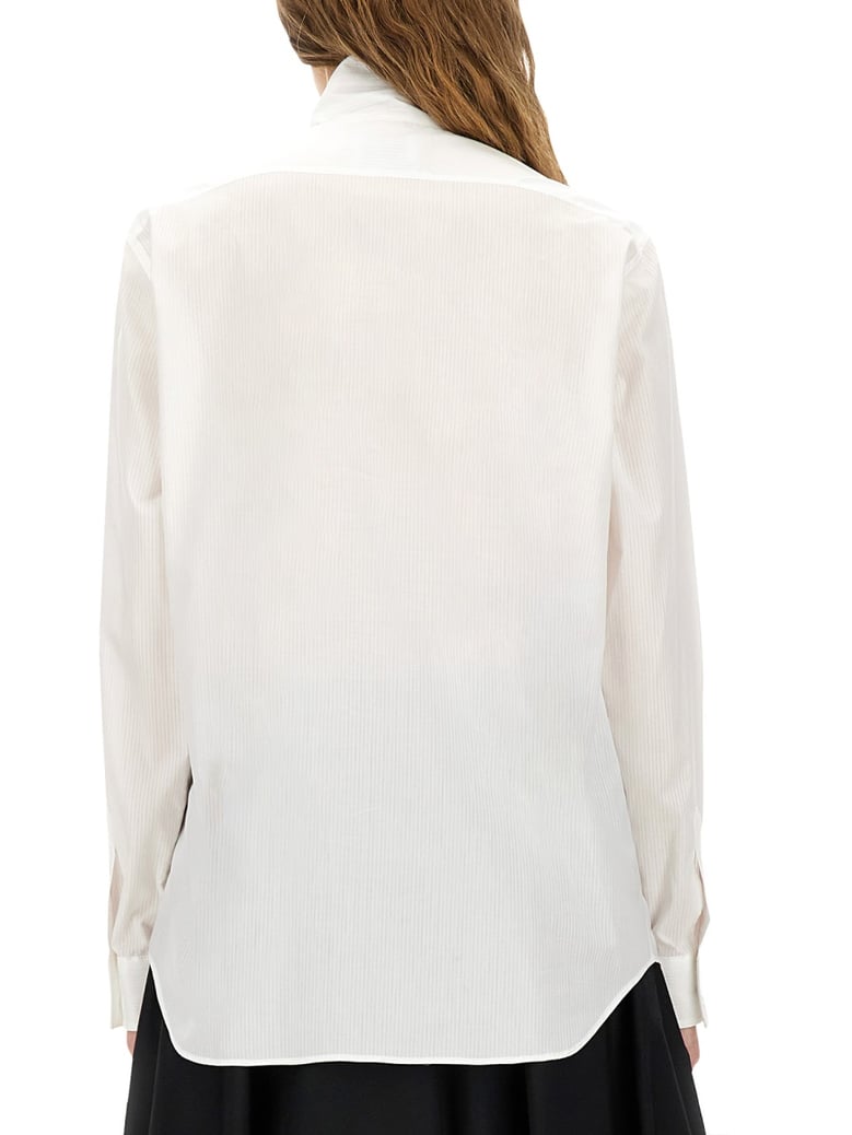 cotton poplin jacquard shirt by Selfnex
