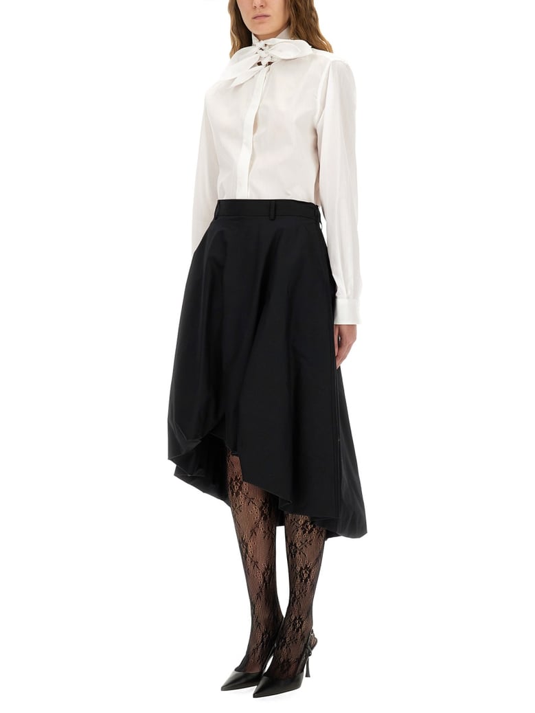 cotton poplin jacquard shirt by Selfnex