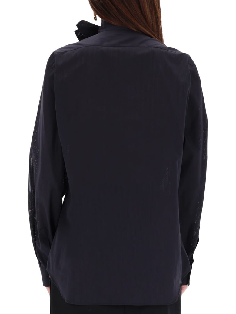 cotton poplin jacquard shirt by Selfnex
