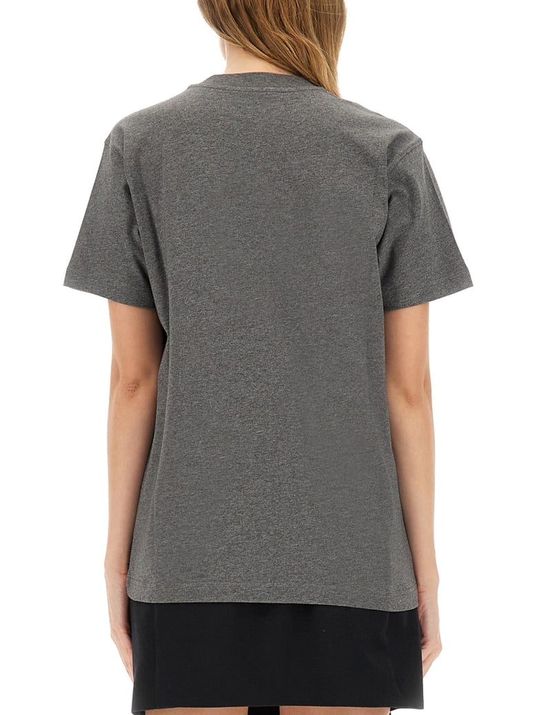 t-shirt with embroidered logo by Selfnex