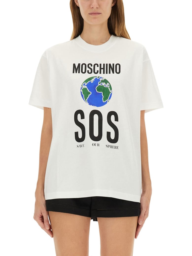 cotton t-shirt with print by Selfnex
