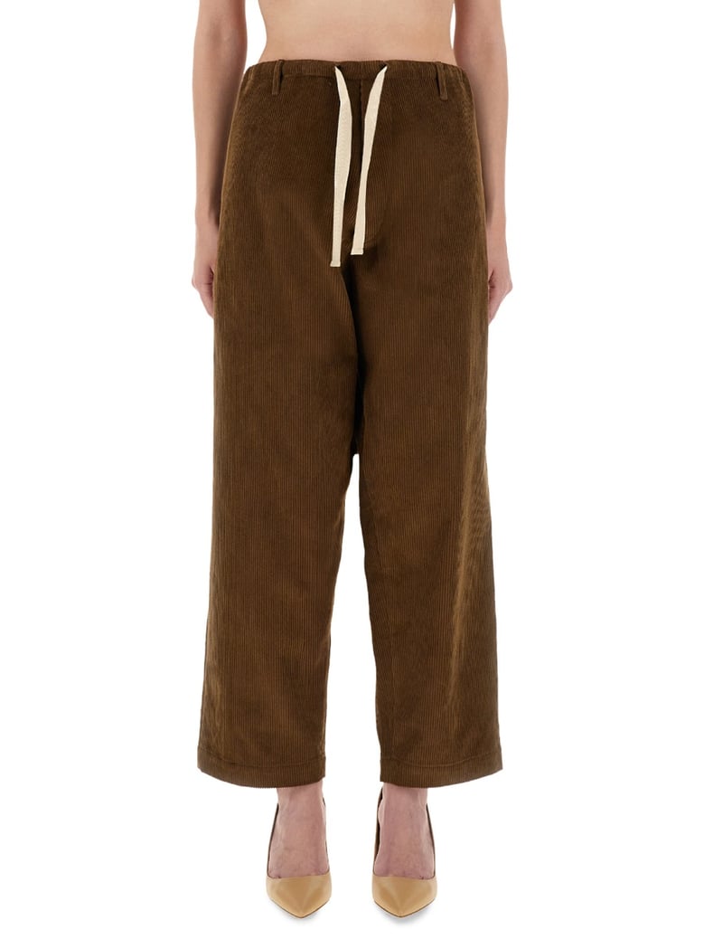 brown corduroy pants by Selfnex