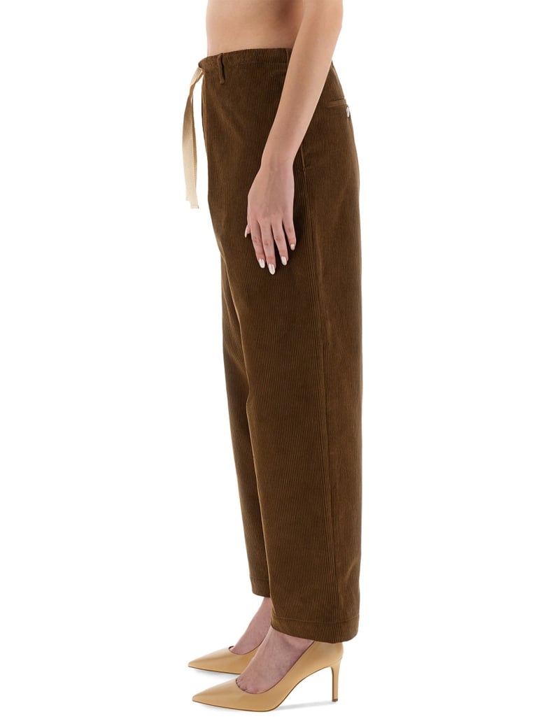brown corduroy pants by Selfnex