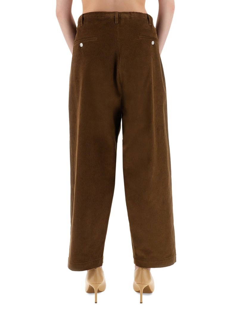 brown corduroy pants by Selfnex