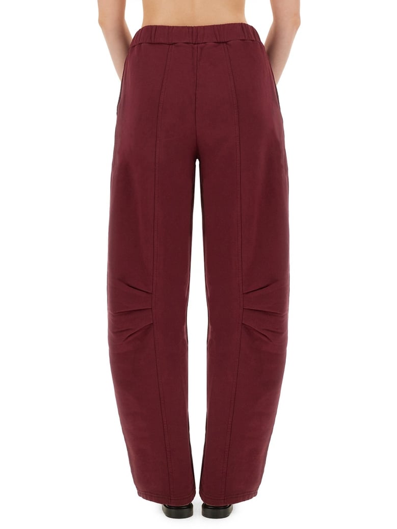 relaxed fit sports pants in bordeaux by Selfnex