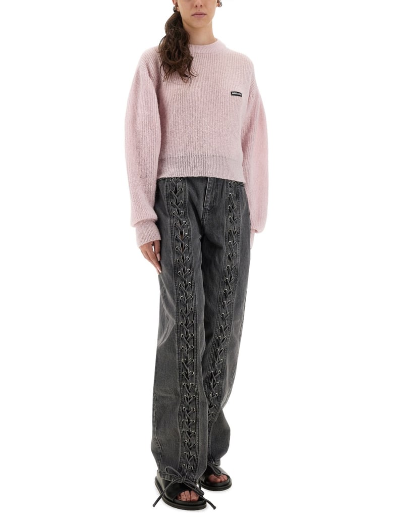 wool puff sweater by Selfnex