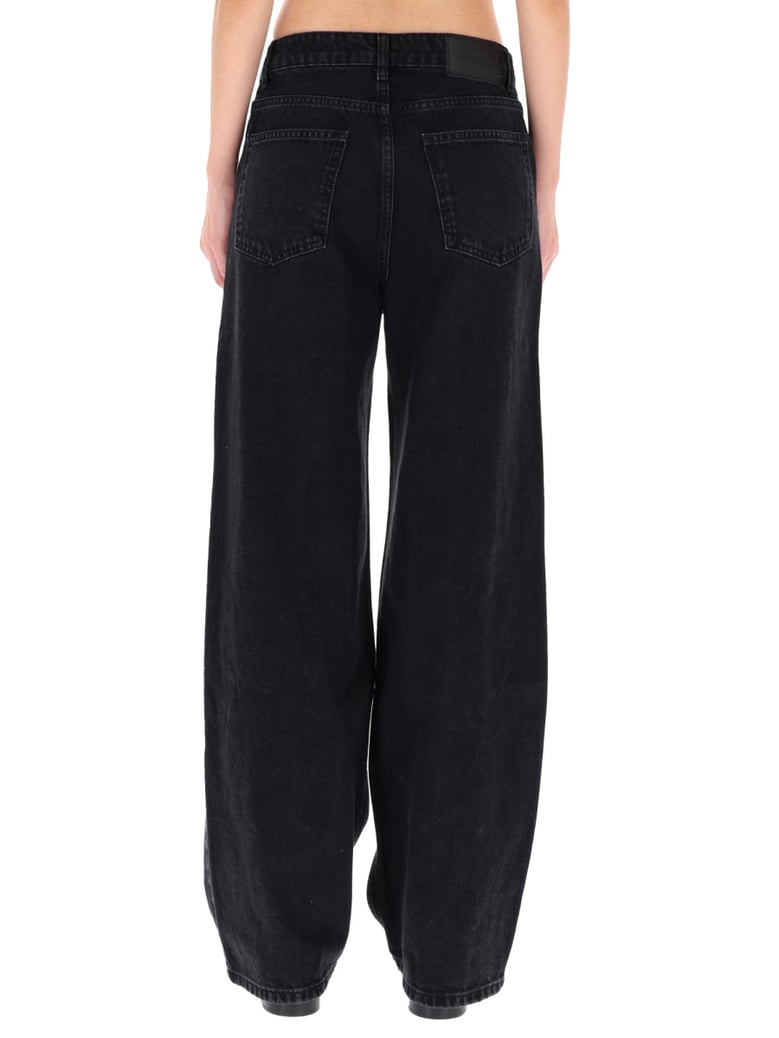 jeans with button detail by Selfnex