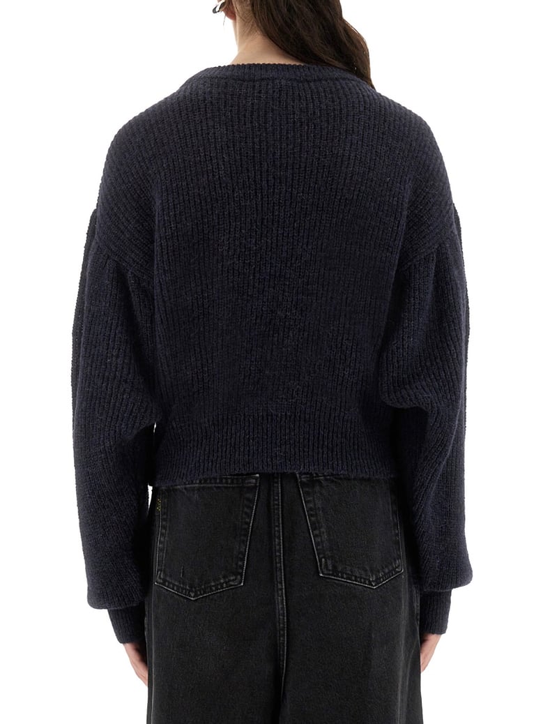 wool puff sweater by Selfnex