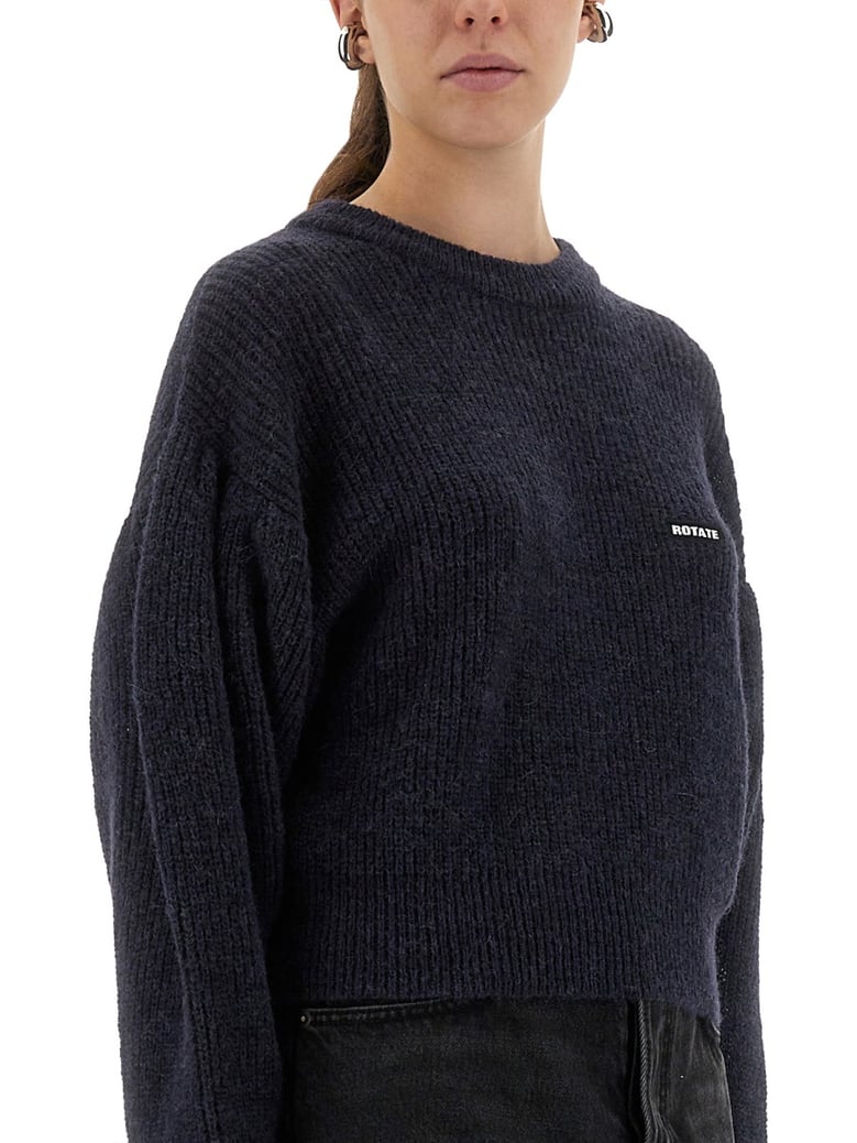 wool puff sweater by Selfnex