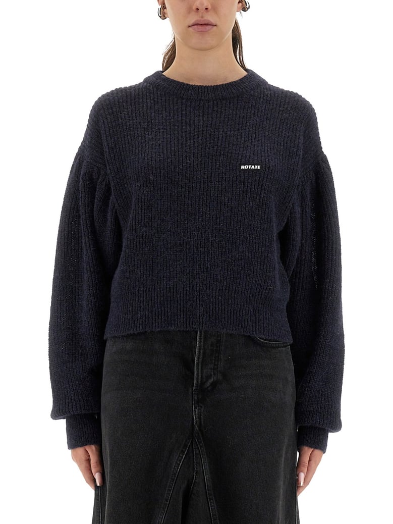 wool puff sweater by Selfnex